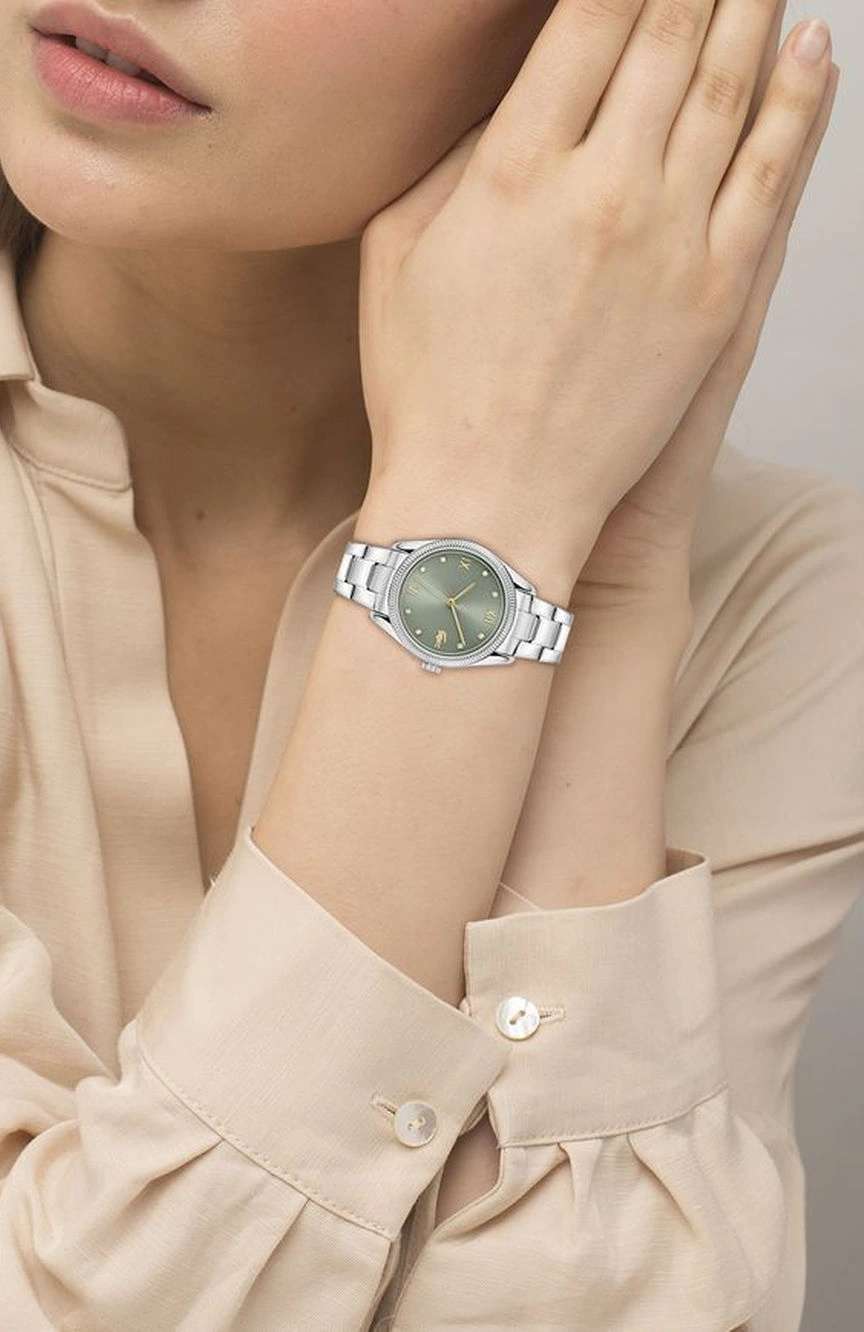 Lacoste Women Parisienne Round Stainless Steel 30 mm