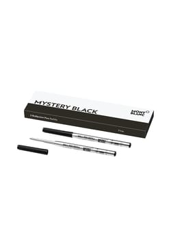 Montblanc 2 Ballpoint Pen Refill Fine Mystery Black