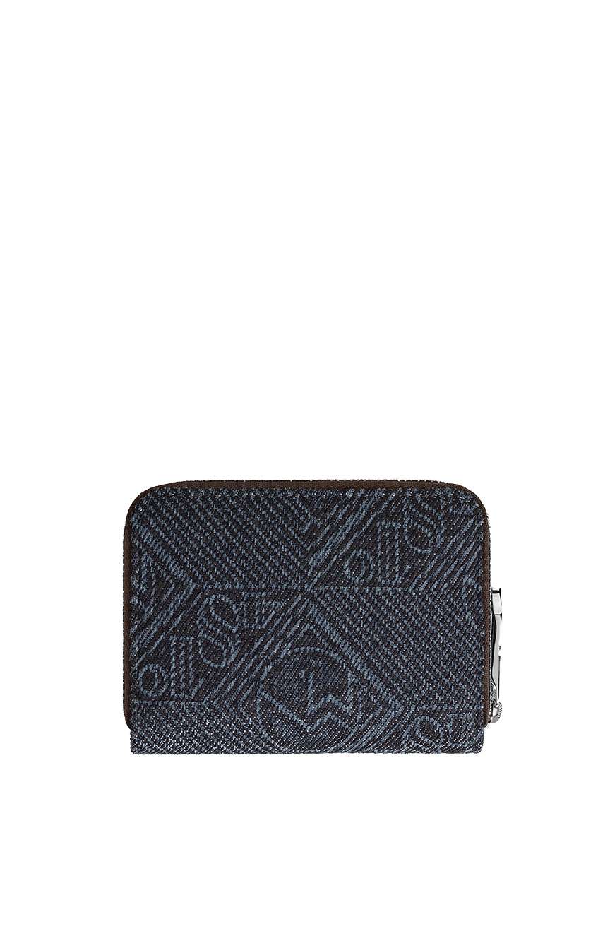 Montblanc Mini Wallet 2CC With Zip In 4810 Denim