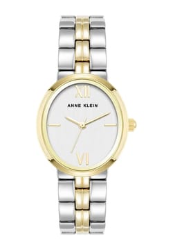 Anne Klein ساعة انالوج بسوار معدني للنساء