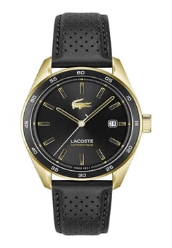 Lacoste Men Boston Round Leather 40 mm