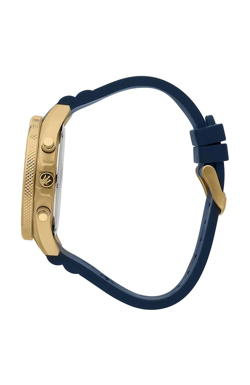 مازيراتي ساعة أنالوج بسوار مطاطي للرجال