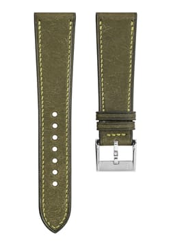 Delugs Leather - Olive Green Pueblo Slim Strap