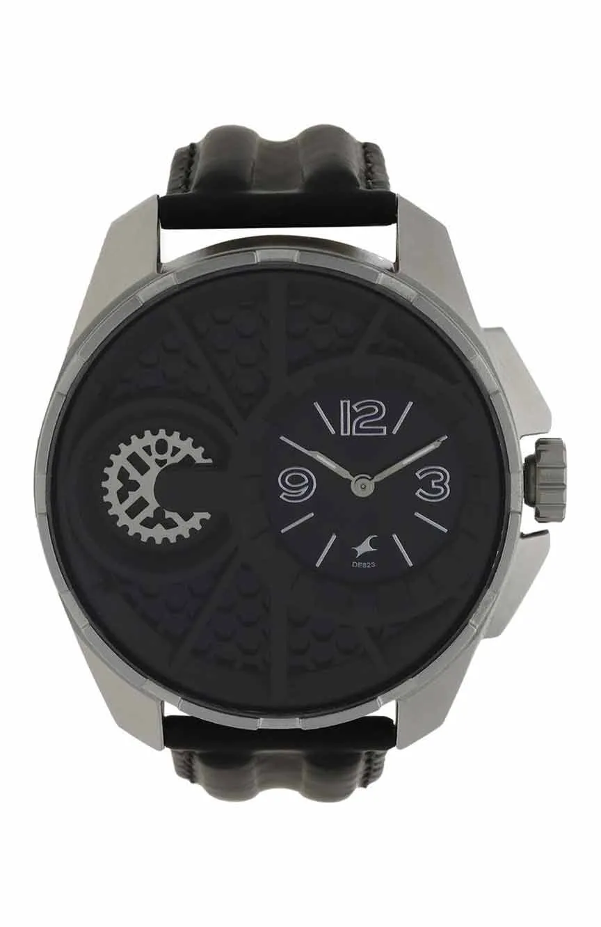 

Titan | boys Fastrack Quartz Analog Black Dial Metal Strap Watch for Guys