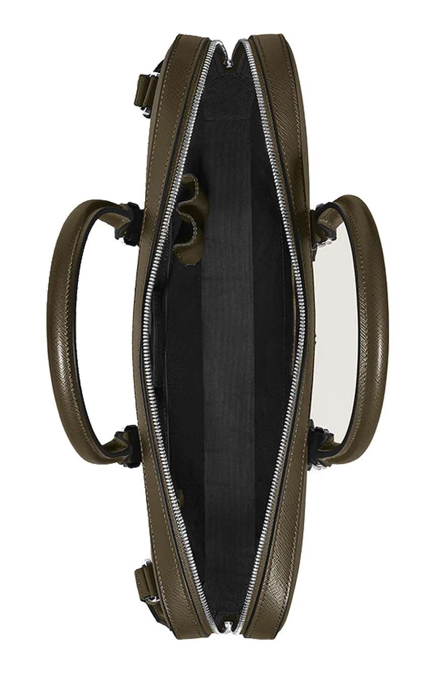 Montblanc Thin Briefcase In Sartorial Leather