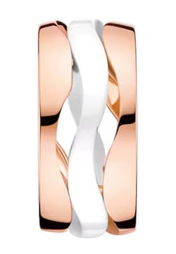 OMEGA Ladymatic Pendant 18k red gold ceramic