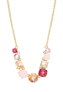 Les Nereides Gradient Pink Diamantine Necklace