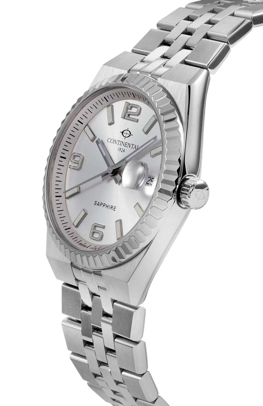 Continental Gents Silver Stainless Steel watch