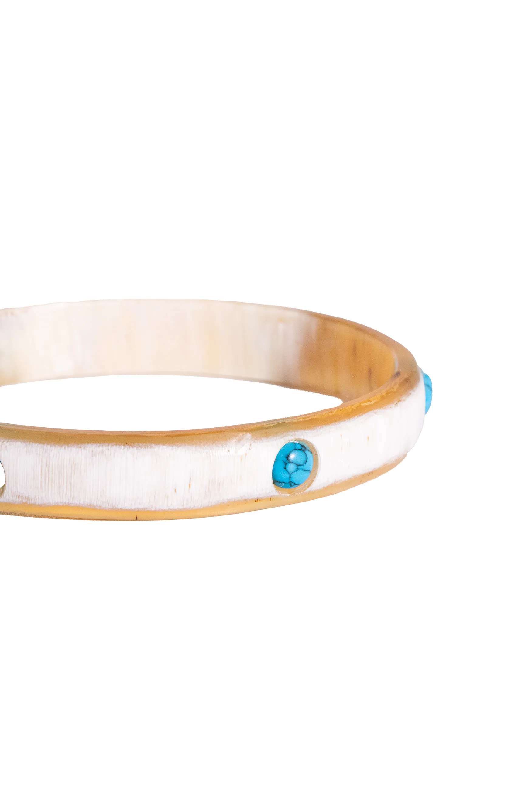 Soyang Paris Bangle with Turquoise studs