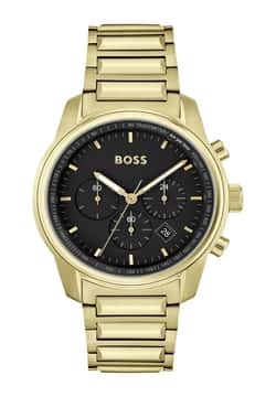 Boss ساعة يد رجالية بسوار ستانلس ستيل من بوص بتقنية الكوارتز - 1514006