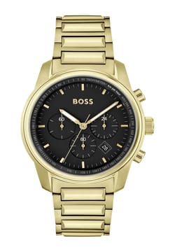 Boss ساعة يد رجالية بسوار ستانلس ستيل من بوص بتقنية الكوارتز - 1514006