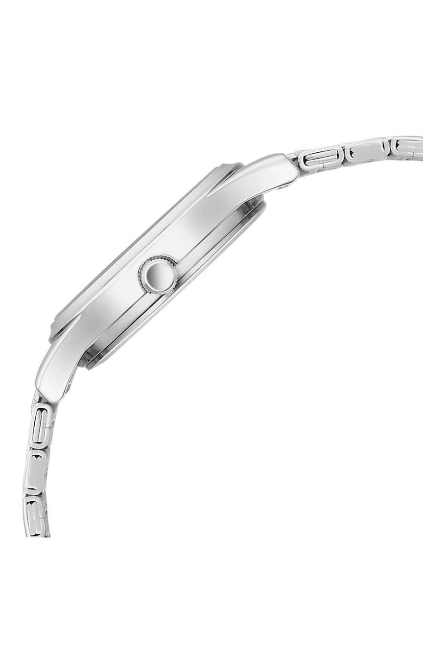 Titan Karishma Quartz Analog Black Dial Silver Stainless Steel Strap Watch For Women