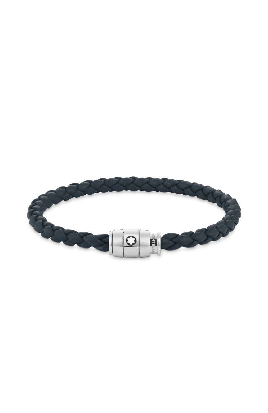 Montblanc Bracelet Large Soft Leather Avio Blue