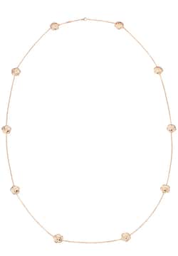 OMEGA قلادة من الذهب الأحمر عيار 18 قيراط واللؤلؤ