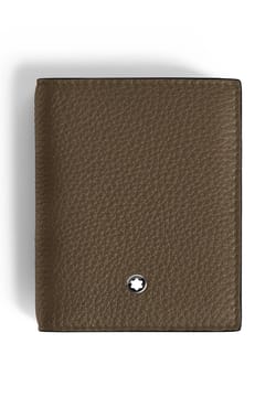 Montblanc محفظة بطاقات بسعة 4 بطاقات ائتمان