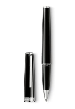 Montblanc قلم حبر سائل بنهاية كرويّة بي آي إكس لون أسود