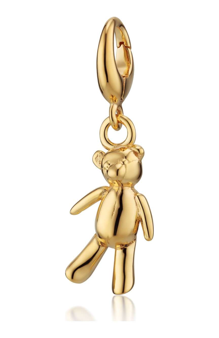 ليلي تشارمد Gold Vintage Teddy Bear Charm