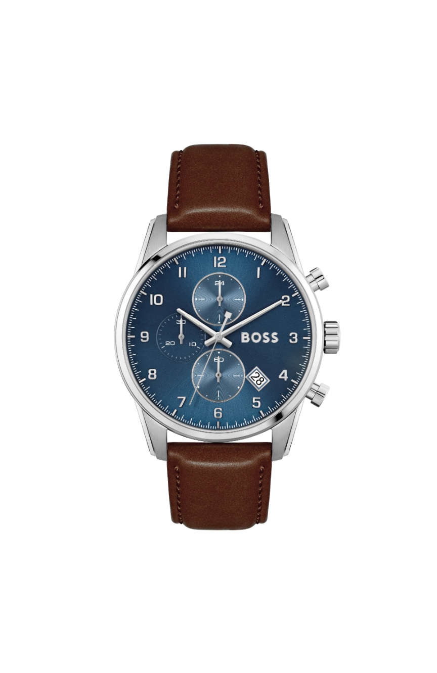 Boss BOSS MENS QUARTZ LEATHER WATCH - 1513940 | RivoliShop.com