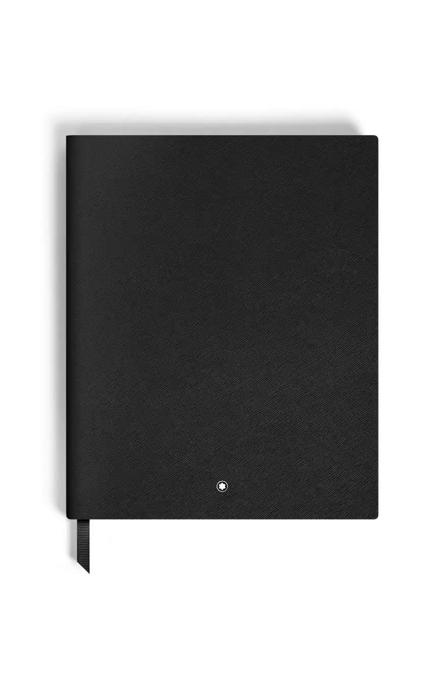 Montblanc Notebook Large Saffiano Leather Black Squared Pages