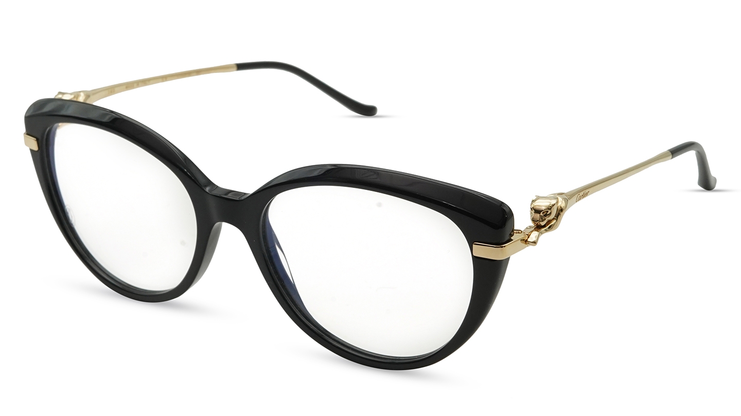 cartier black frame eyeglasses