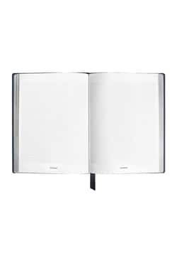 Montblanc Notebook Medium Saffiano Leather Blue Squared Pages