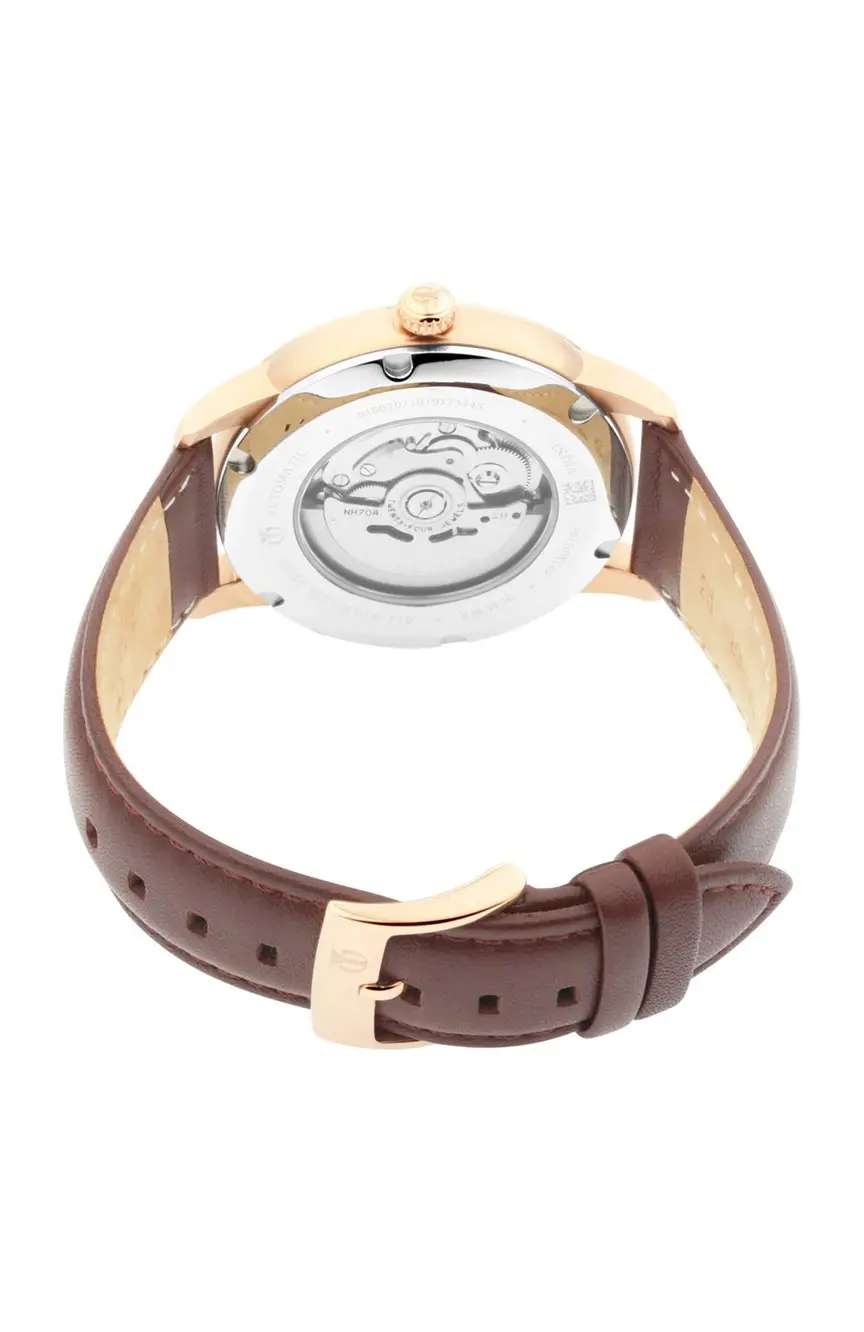 Titan Automatics Blue Dial Automatic Leather Strap watch for Men