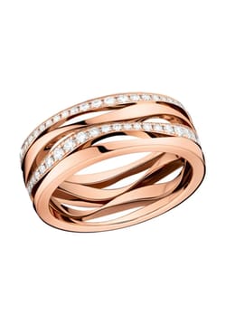 OMEGA Ladymatic Ring 18k red gold diamonds