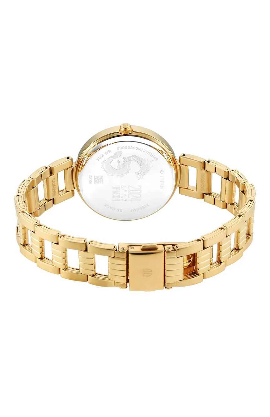 Titan Tet Red Dial Analog Stainless steel Strap Watch for Men