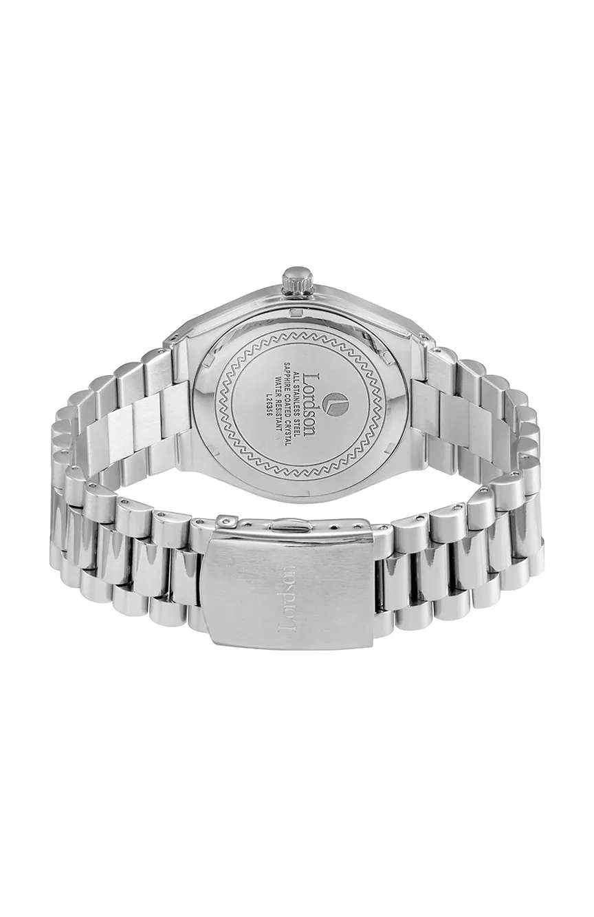 Lordson Gents Silver Stainless Steel watch