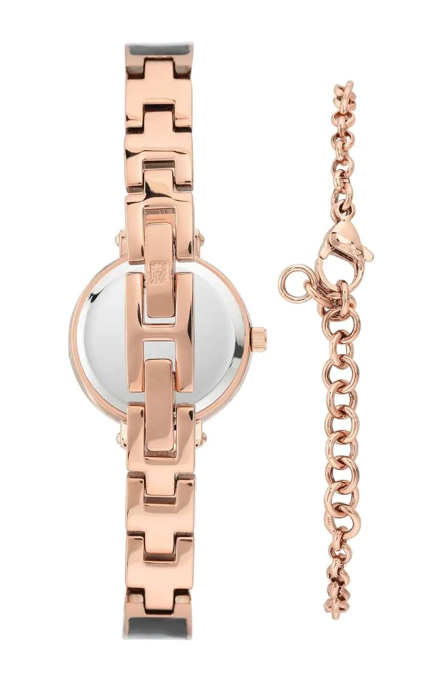 Anne Klein Women Analog Enamel Watch