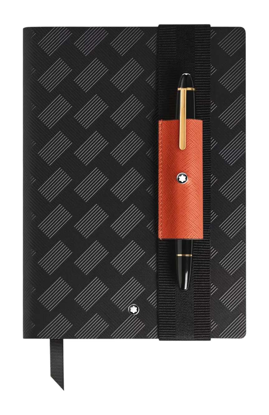 Montblanc 1 Pen Loop with Elastic Band in Sartorial Leather
