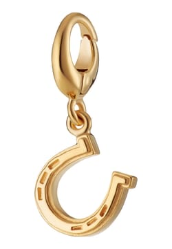 Lily Charmed Gold Lucky Horseshoe Charm