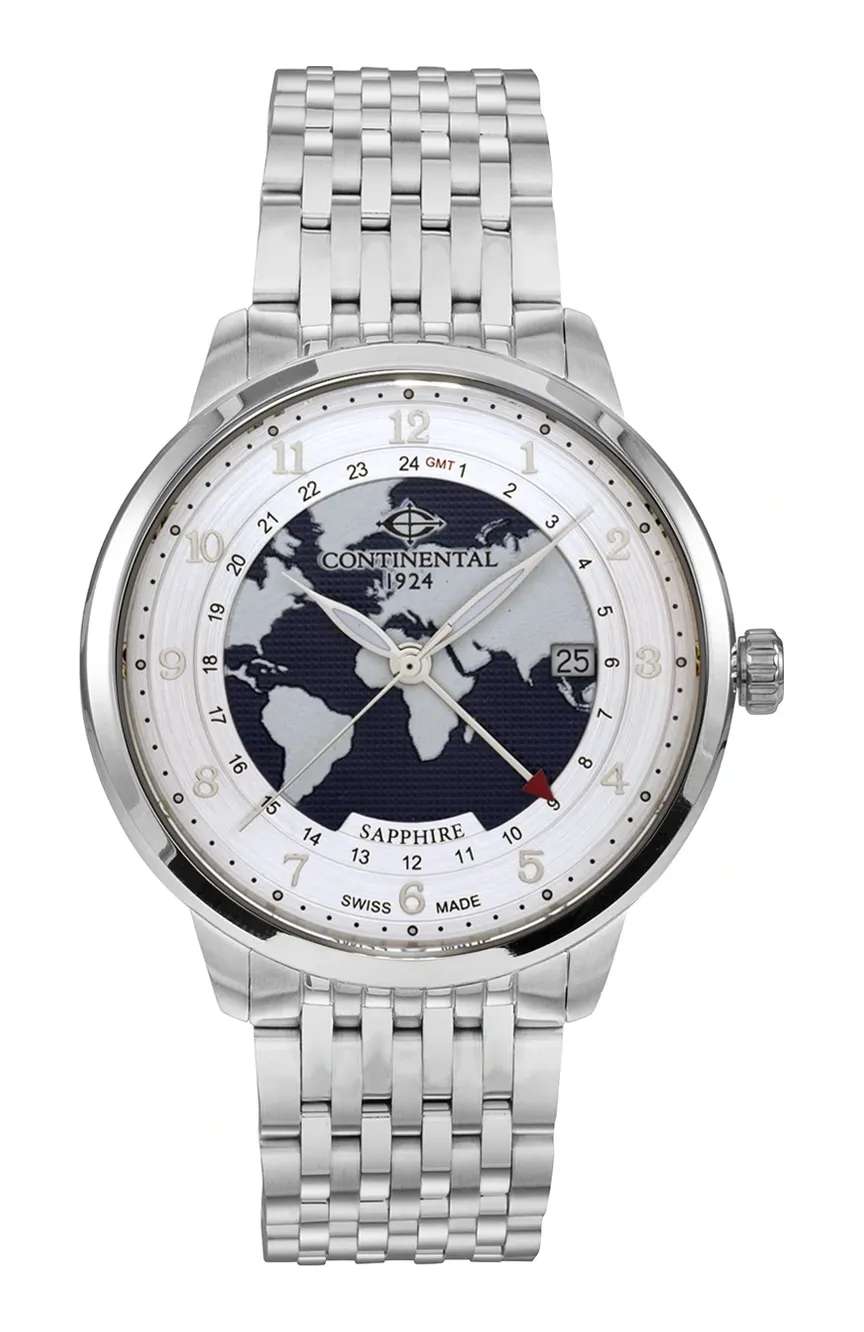 Continental Gents Silver Stainless Steel watch