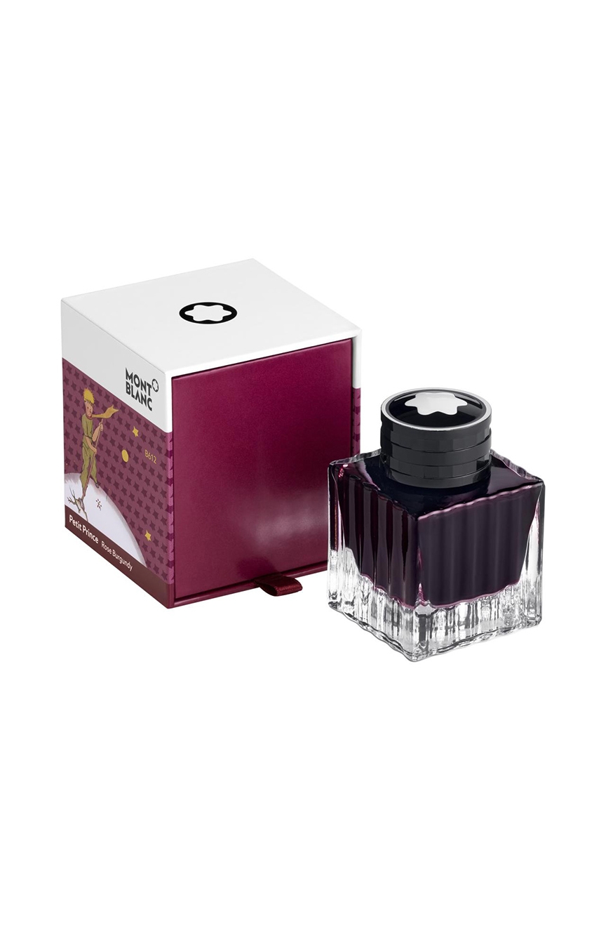 Montblanc Ink Bottle 50ml Petit Prince and Planet Burgundy