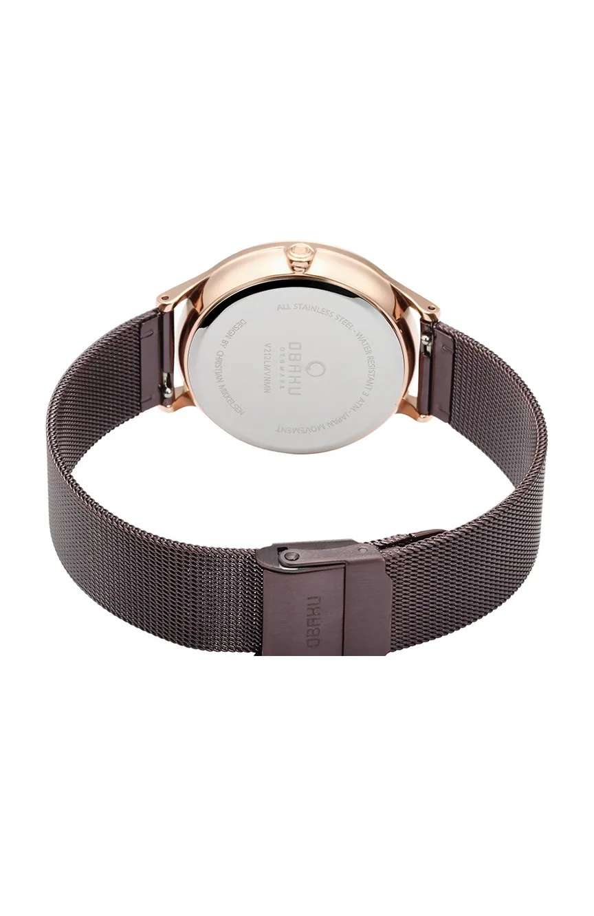Obaku Women Analog Stainless Steel Watch