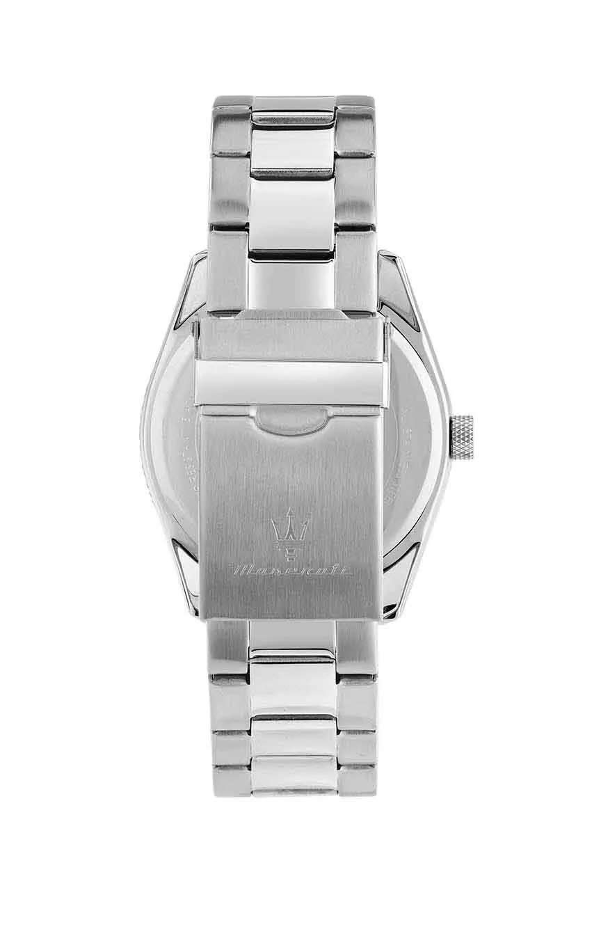 مازيراتي ساعة كوارتز بسوار معدني للرجال