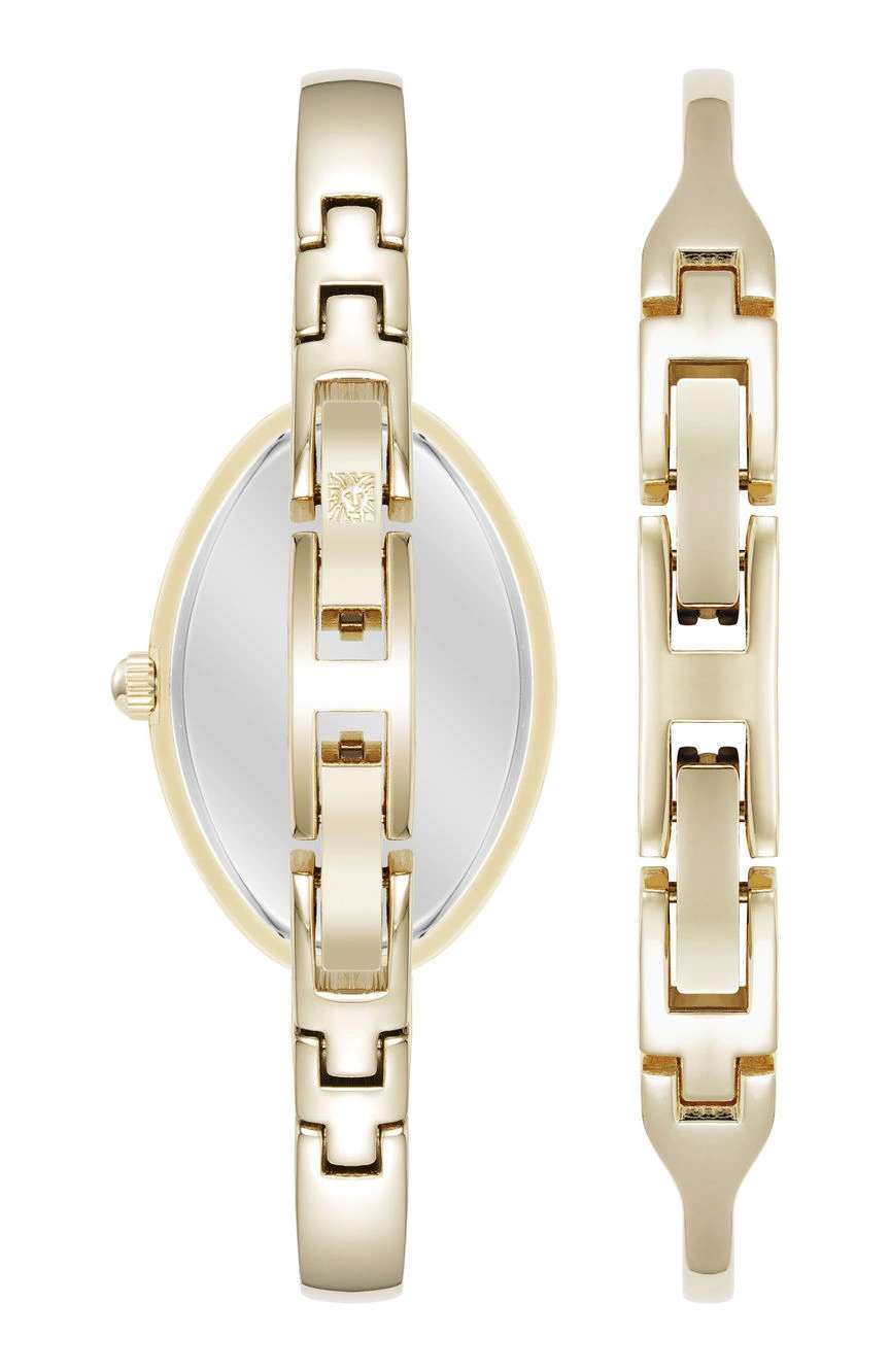 آن كلاين ساعة أنالوج بسوار ستانلس إستيل من آن كلاين للنساء