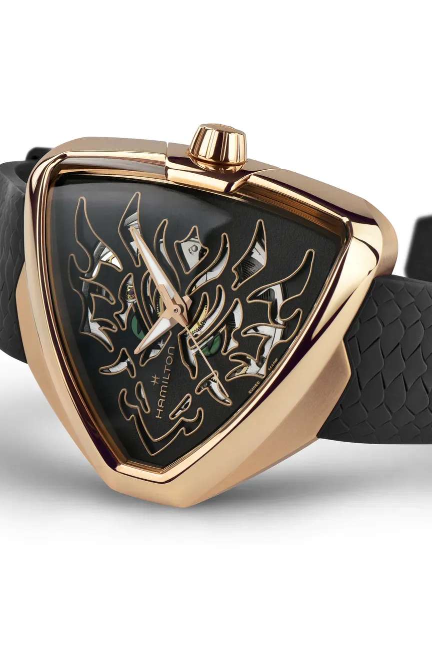 Hamilton Ventura Elvis80 Skel. A-PVD4N-sch-k-sch