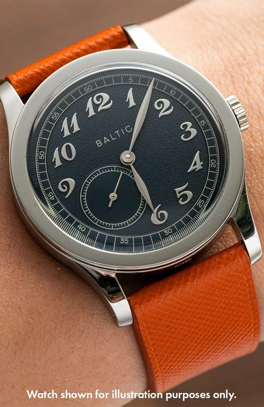 Delugs Leather - Orange Saffiano Stitchless Strap