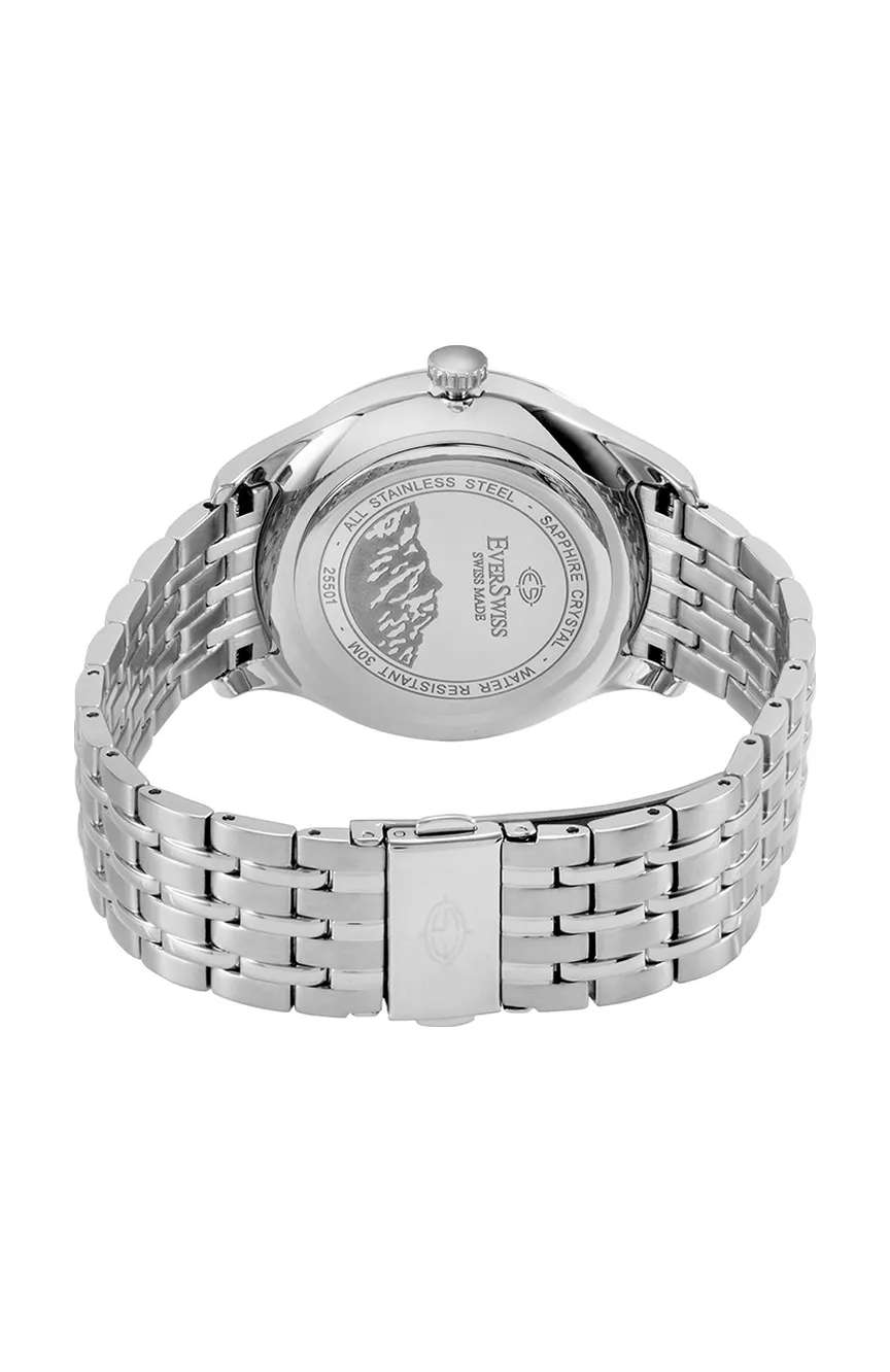 إيفرسويس Ladies Silver Stainless Steel watch