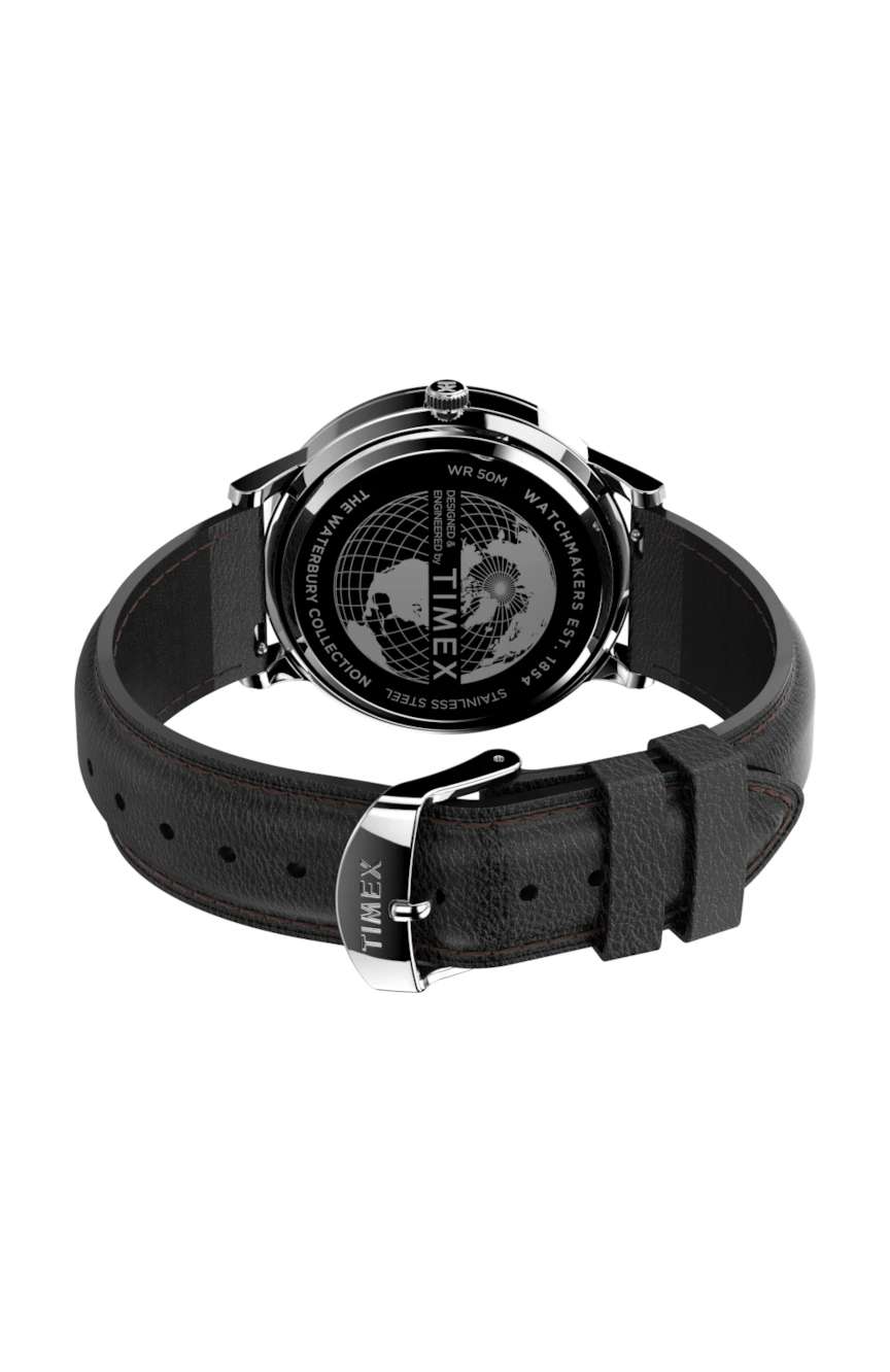 Timex Waterbury Classic Day/Date 40mm Leather Strap Watch