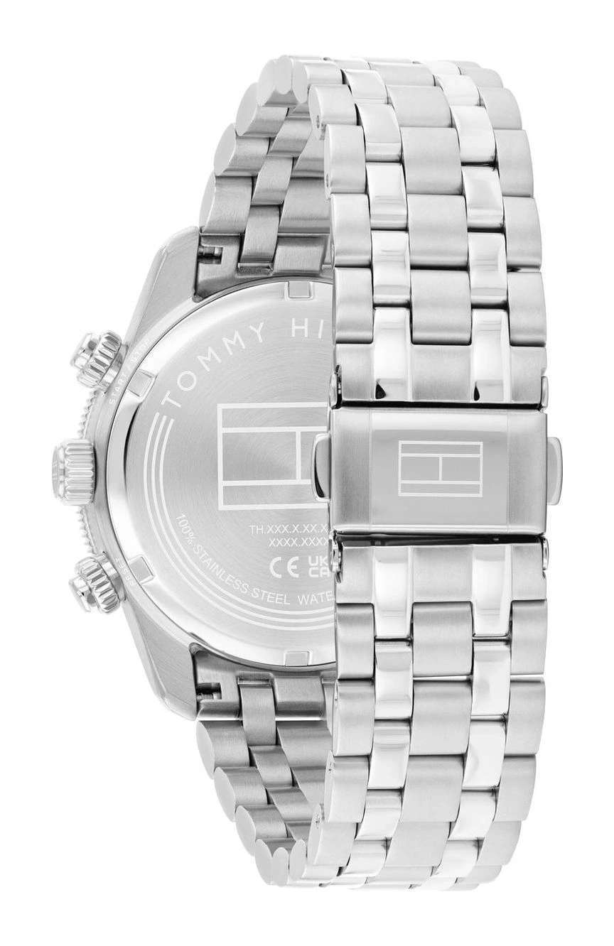 تومي هيلفجر ساعة تومي هيلفيجر Th85 بميناء مستدير مقاس 41 مم وسوار ستانلس إستيل للرجال