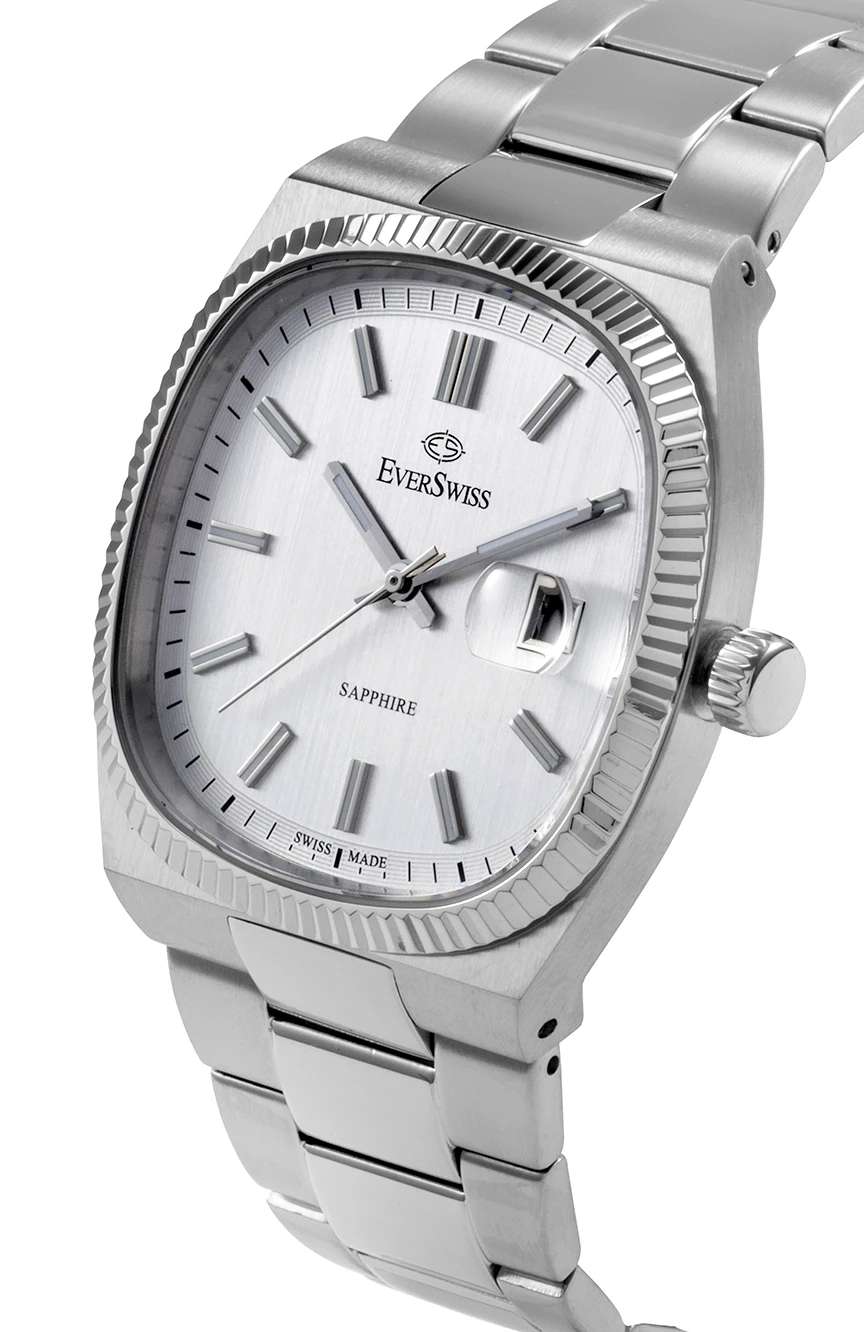 EverSwiss Gents Silver Stainless Steel watch