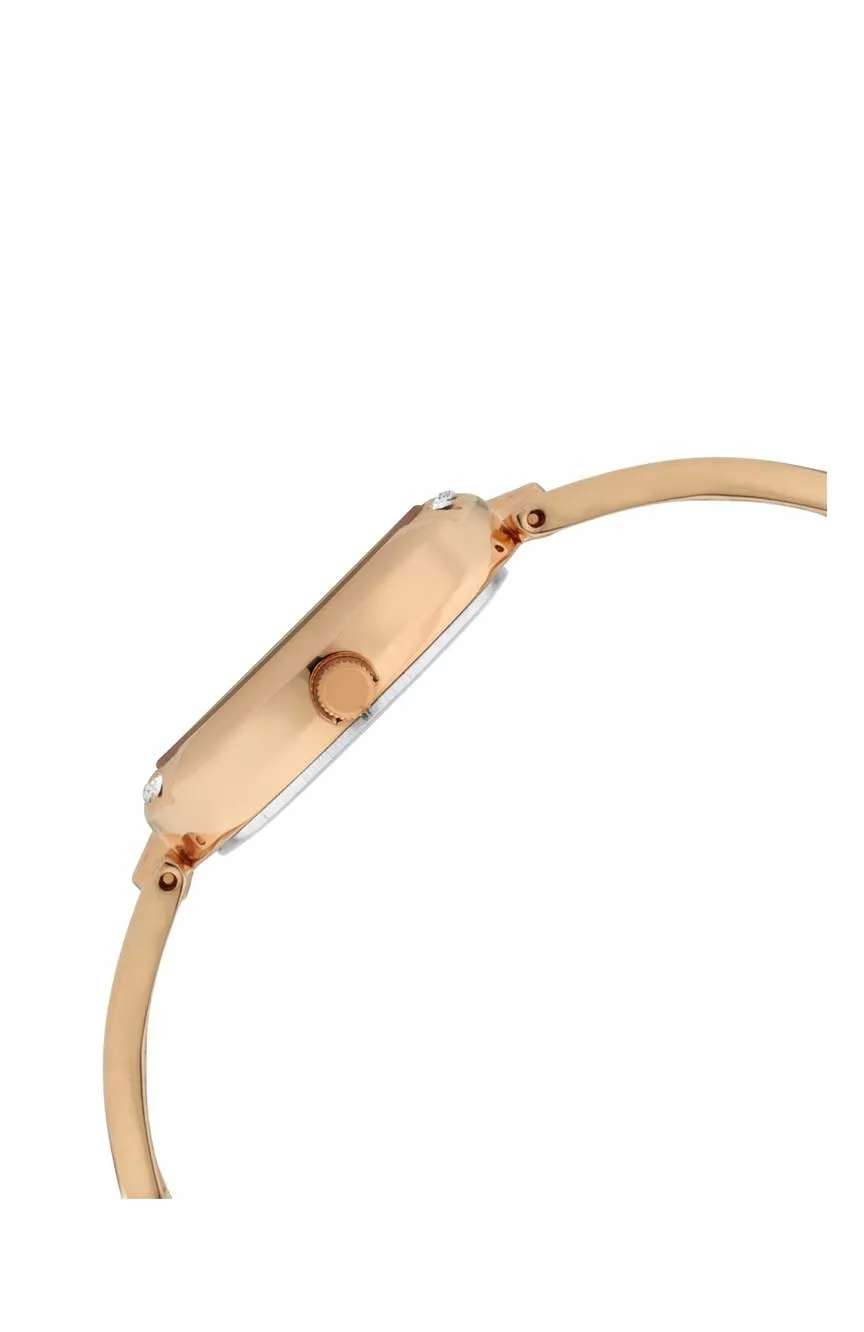 Titan Quartz Analog Silver Dial Metal Strap Watch for Women