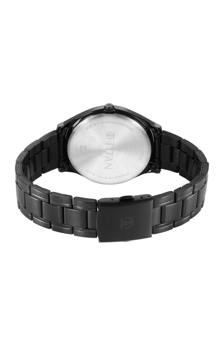 Titan Quartz Analog Silver Dial Watch for Men