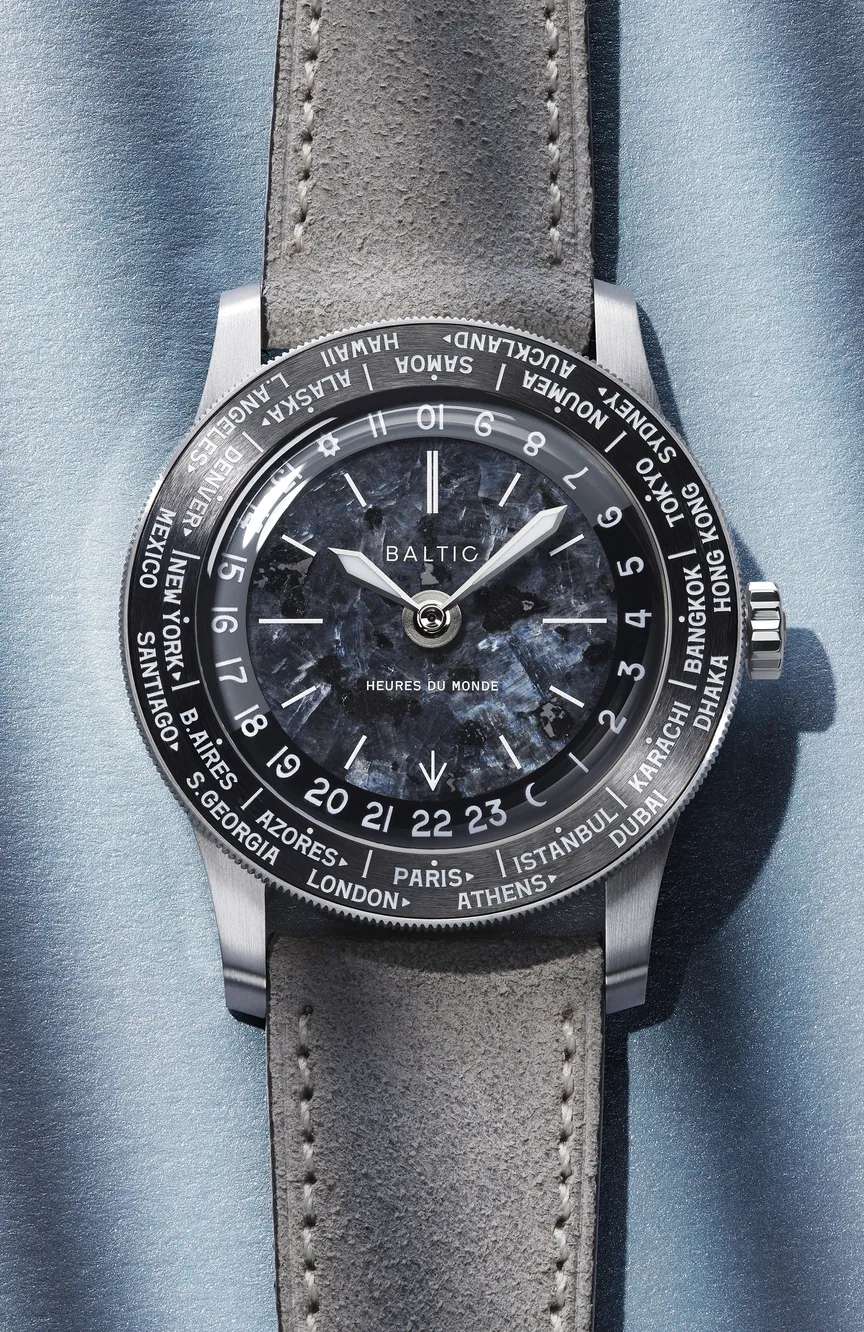 بالتيك Heures du Monde Worldtimer - Labradorite
