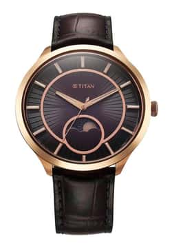 Titan Caelum Sun Moon Sub-Dial in Imperial Purple - Stellar Edition