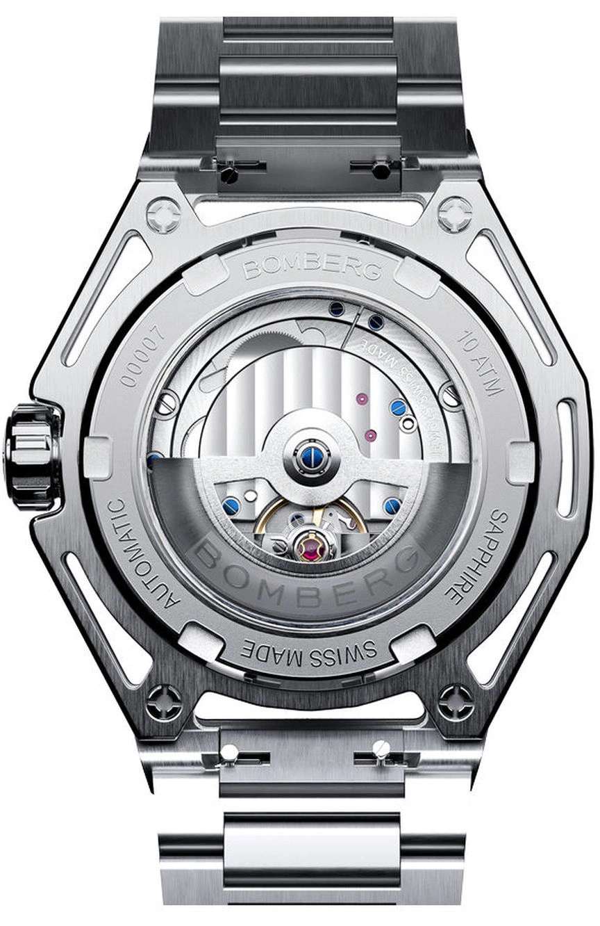 Bomberg EDGE MALACHITE STEEL