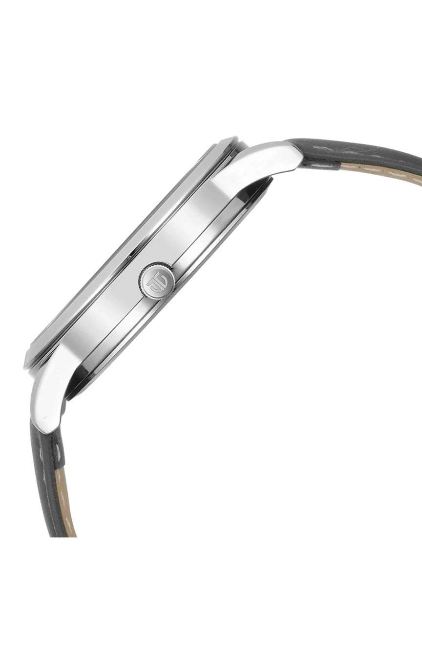 Titan Wrist Wit Quartz Analog with Date Grey Dial Leather Strap Watch for Men