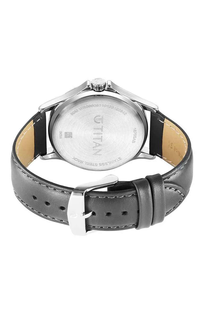 Titan Quartz Analog with Day and Date Brown Dial Watch for Men